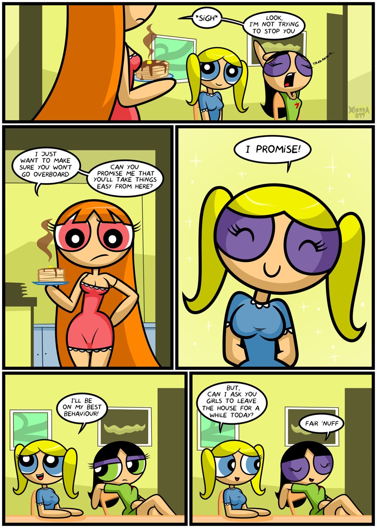 Powerpuff Girls Porn Comics - Bubbles Glee - Xierra099 - KingComiX.com