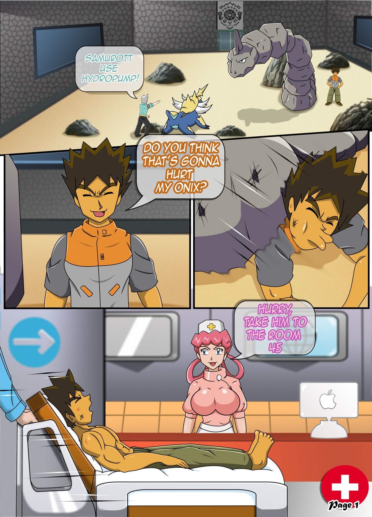 Cartoon Pokemon Porn Nurse - Naughty Nurse Joy - KingComiX.com