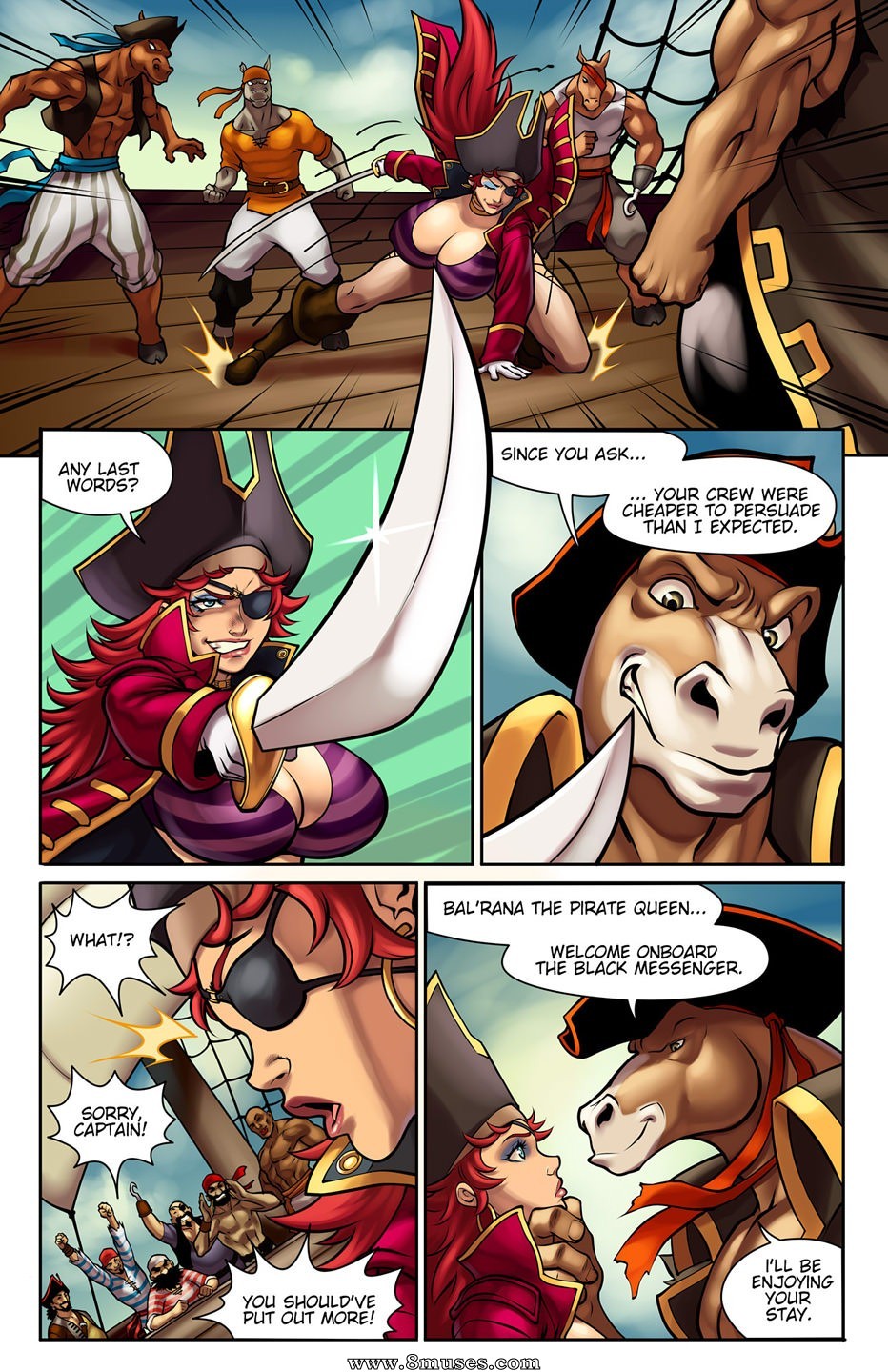 Cartoon Pirates - Tales of Bal Rana: Crossed and Boned - KingComiX.com