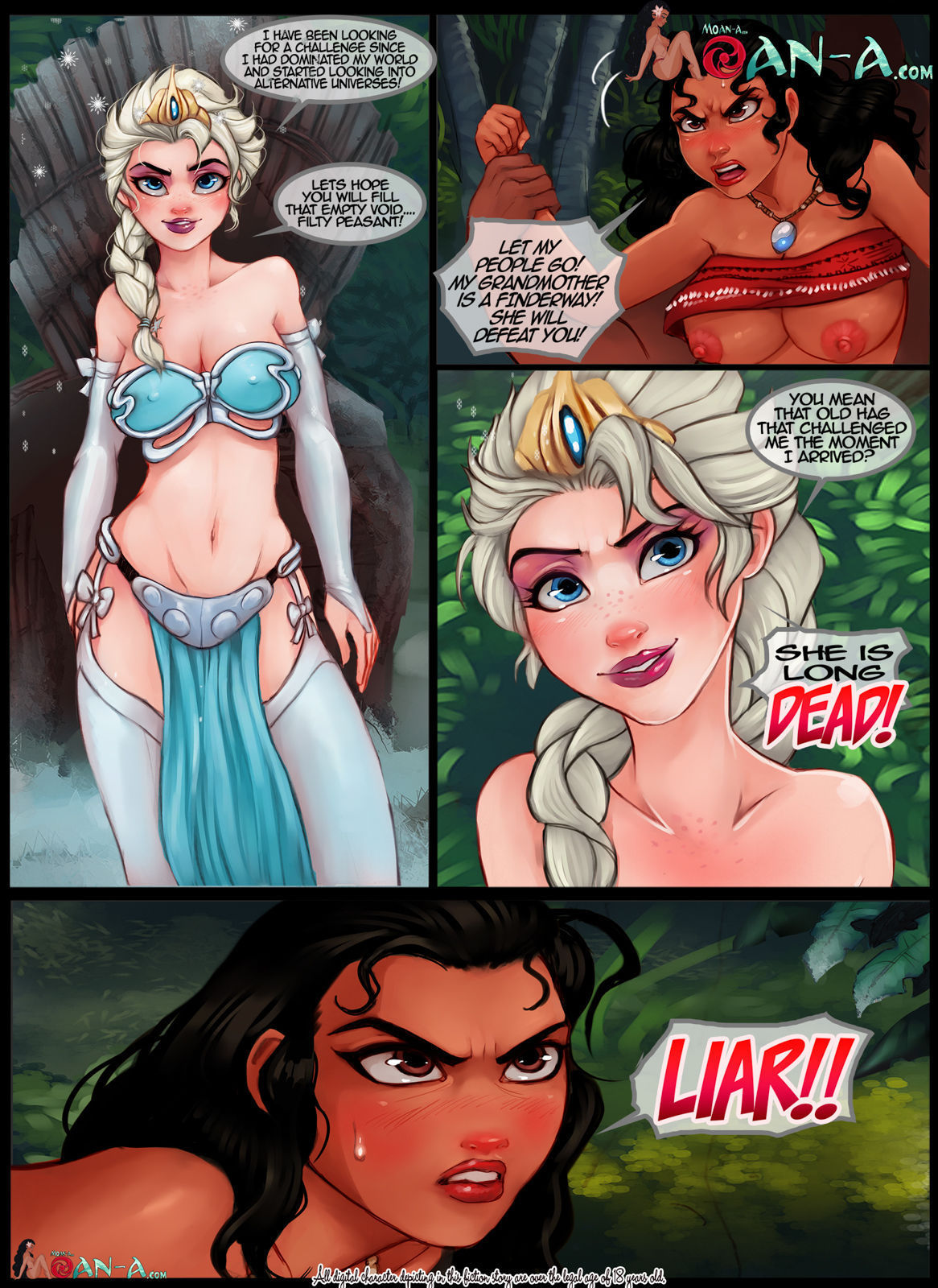 Moana Hentai Comics