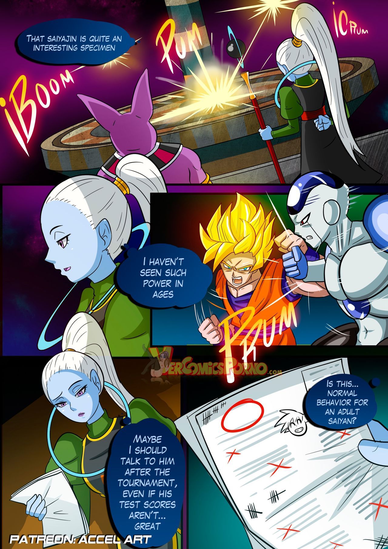 Goku and vados porn comic