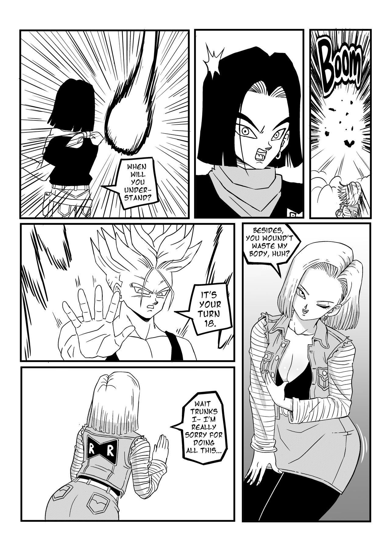 Android 18 Stays in the Future PinkPawg 03