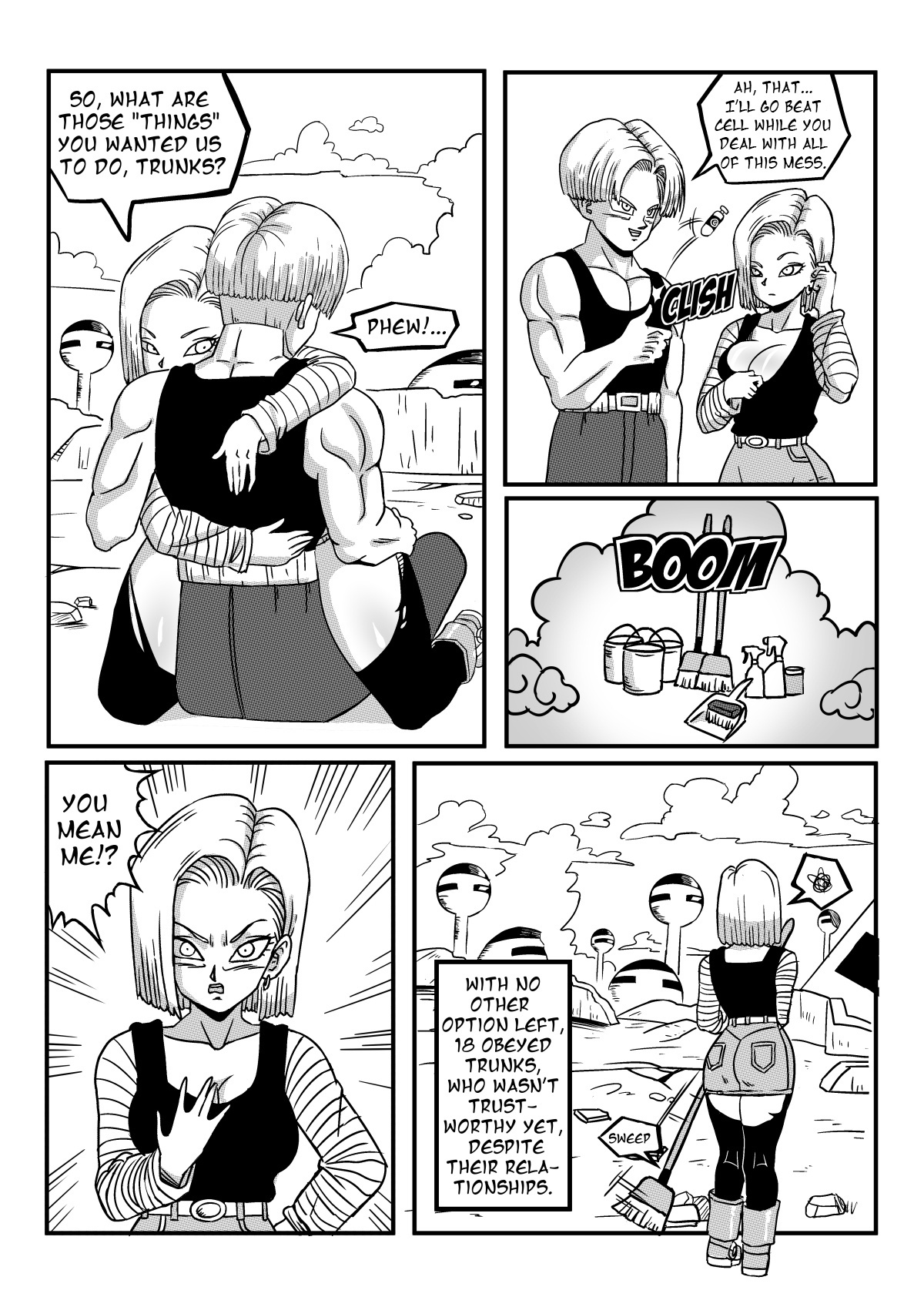 Android 18 Stays in the Future PinkPawg 13