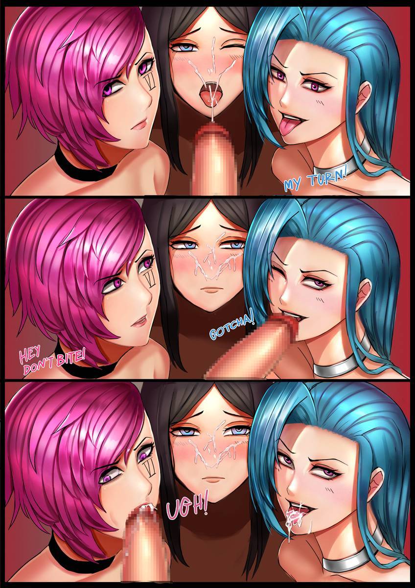 Vi Cait Jinx Lol Porn - Cait x Vi x Jinx - Badcompzero - KingComiX.com