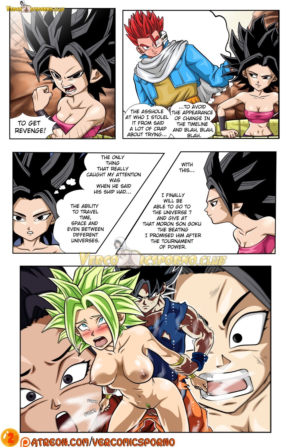 Dragon Ball Super Trunks and Caulifla 03