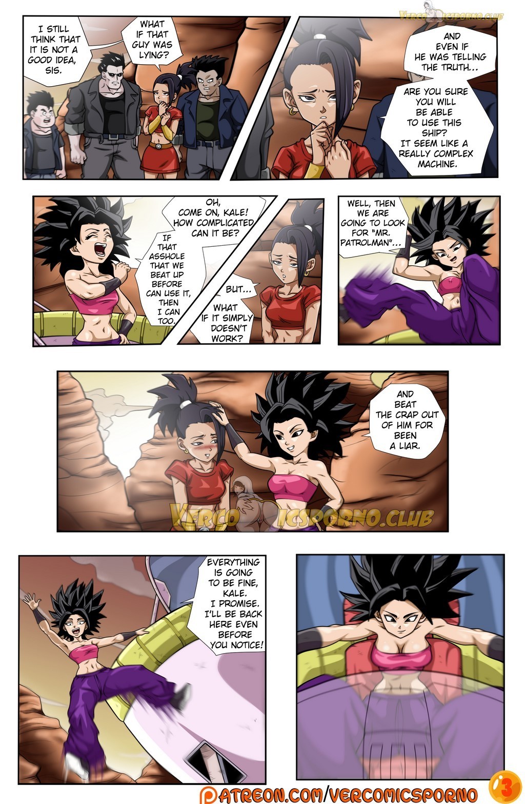 Dragon Ball Super Trunks and Caulifla 04