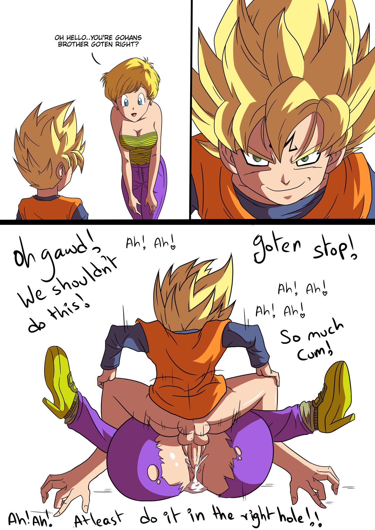 Dragon Ball Z Goten Porn Comic - Majin Goten - KingComiX.com