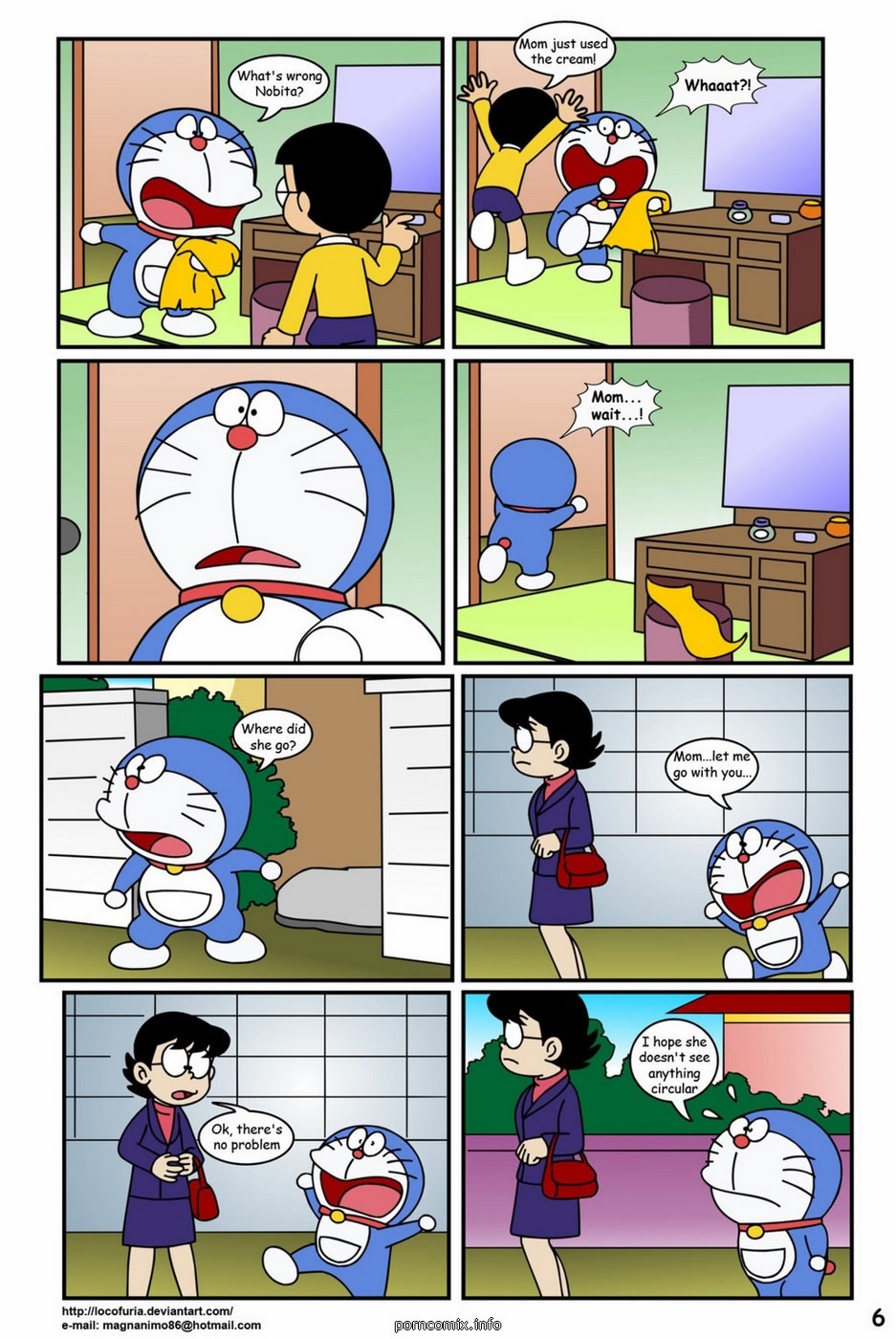 Nobita Mum Porn - Doraemon Tales Of Werewolf 1 - KingComiX.com