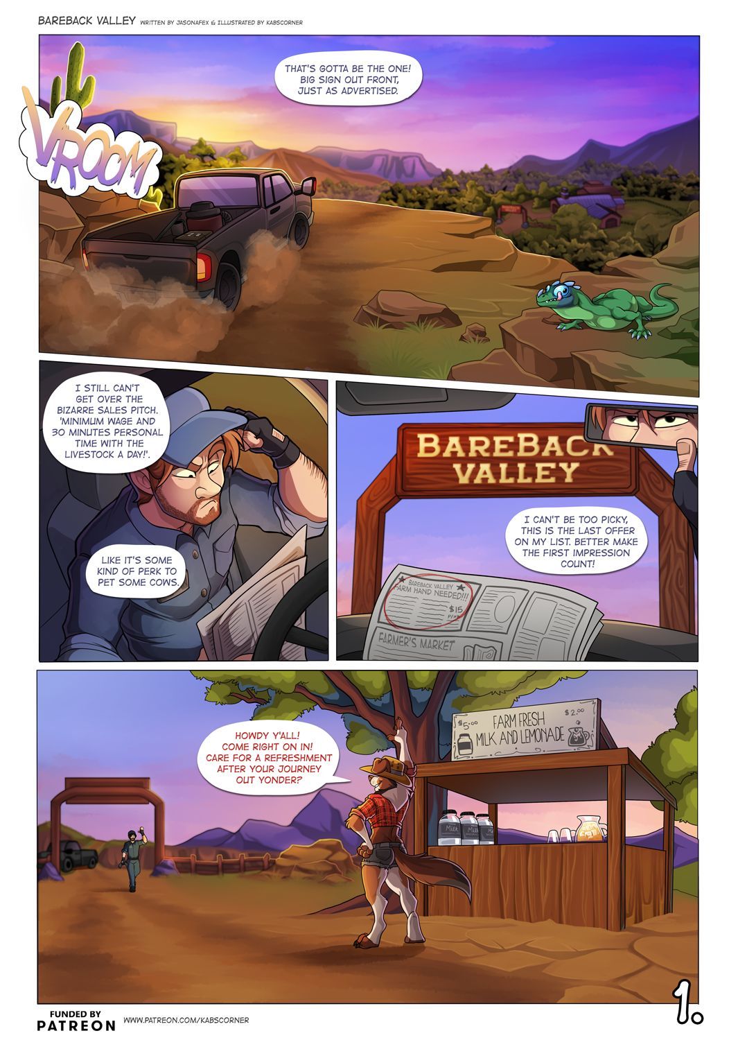 Furry Porn Barnyard Sex - Bareback Valley - Kaiber - KingComiX.com