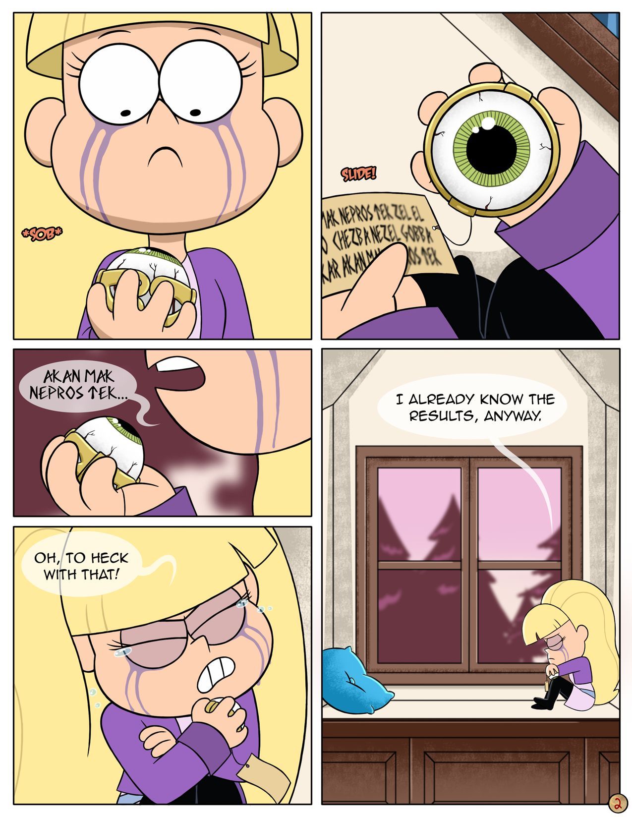 Gravity Falls Naked Comic