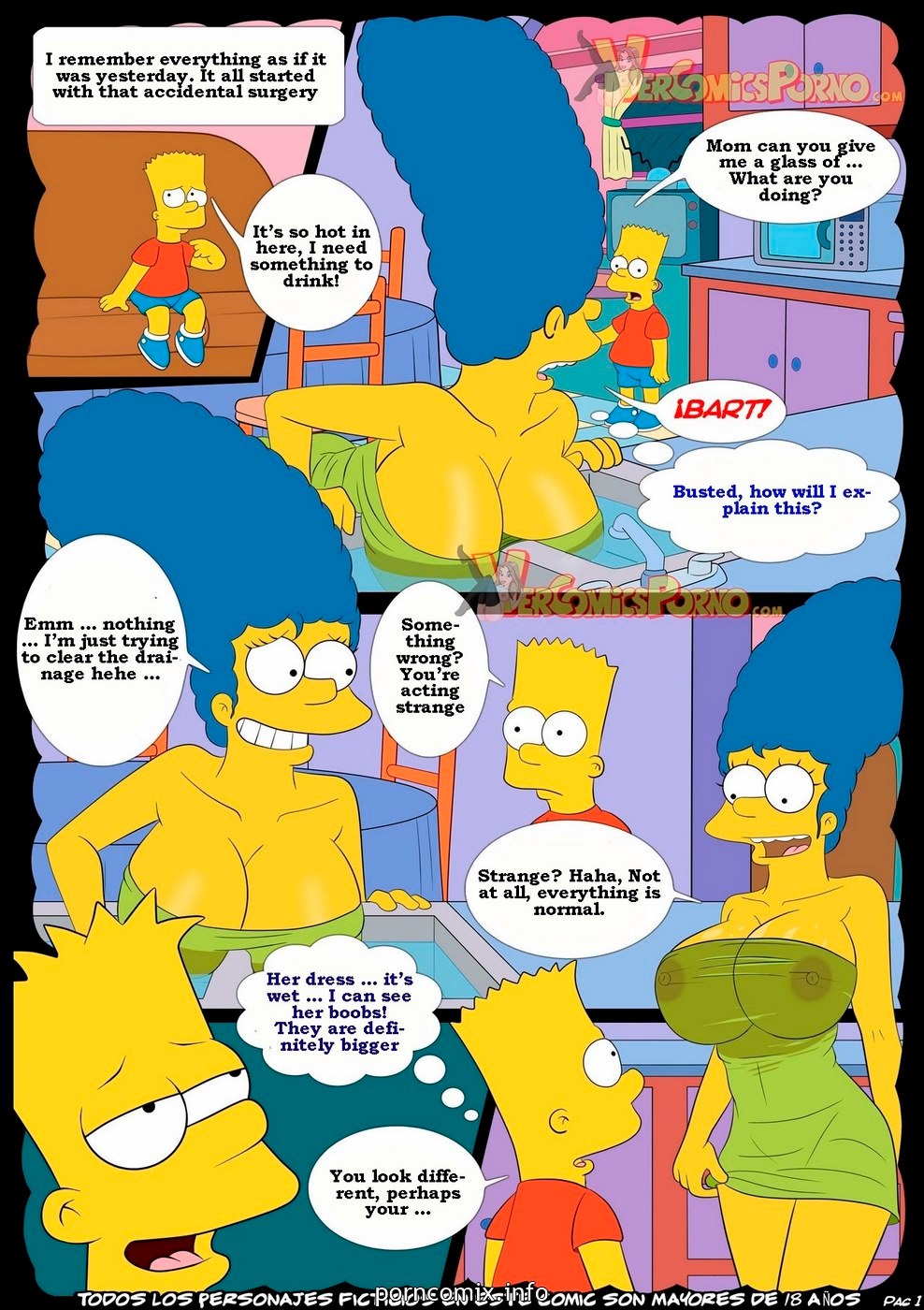 Bart and marge simpson porn comics