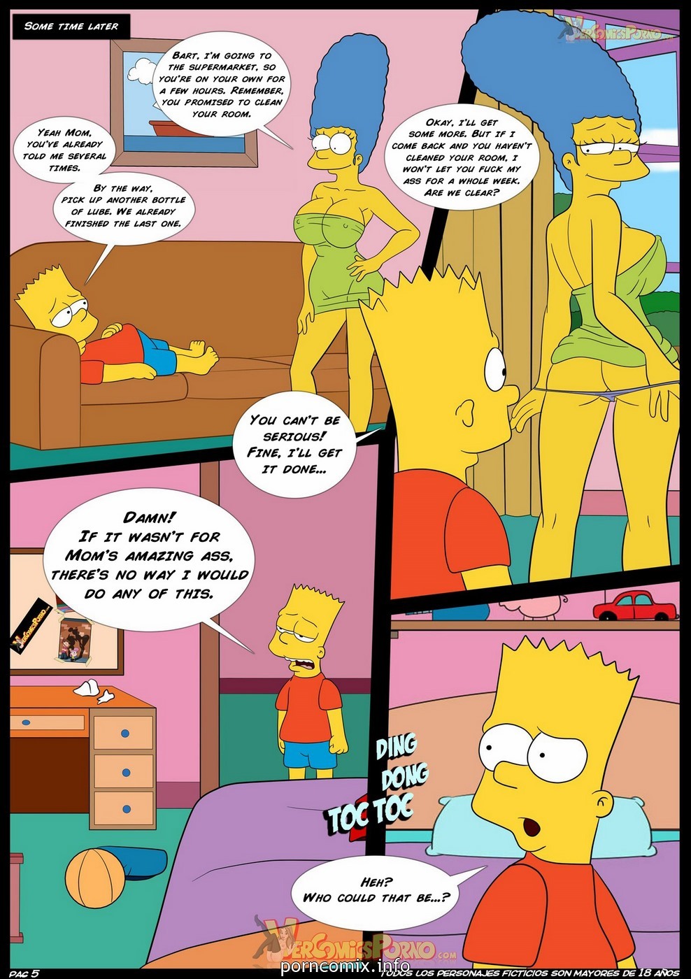 988px x 1400px - Old Habits 4 - The Simpsons - KingComiX.com