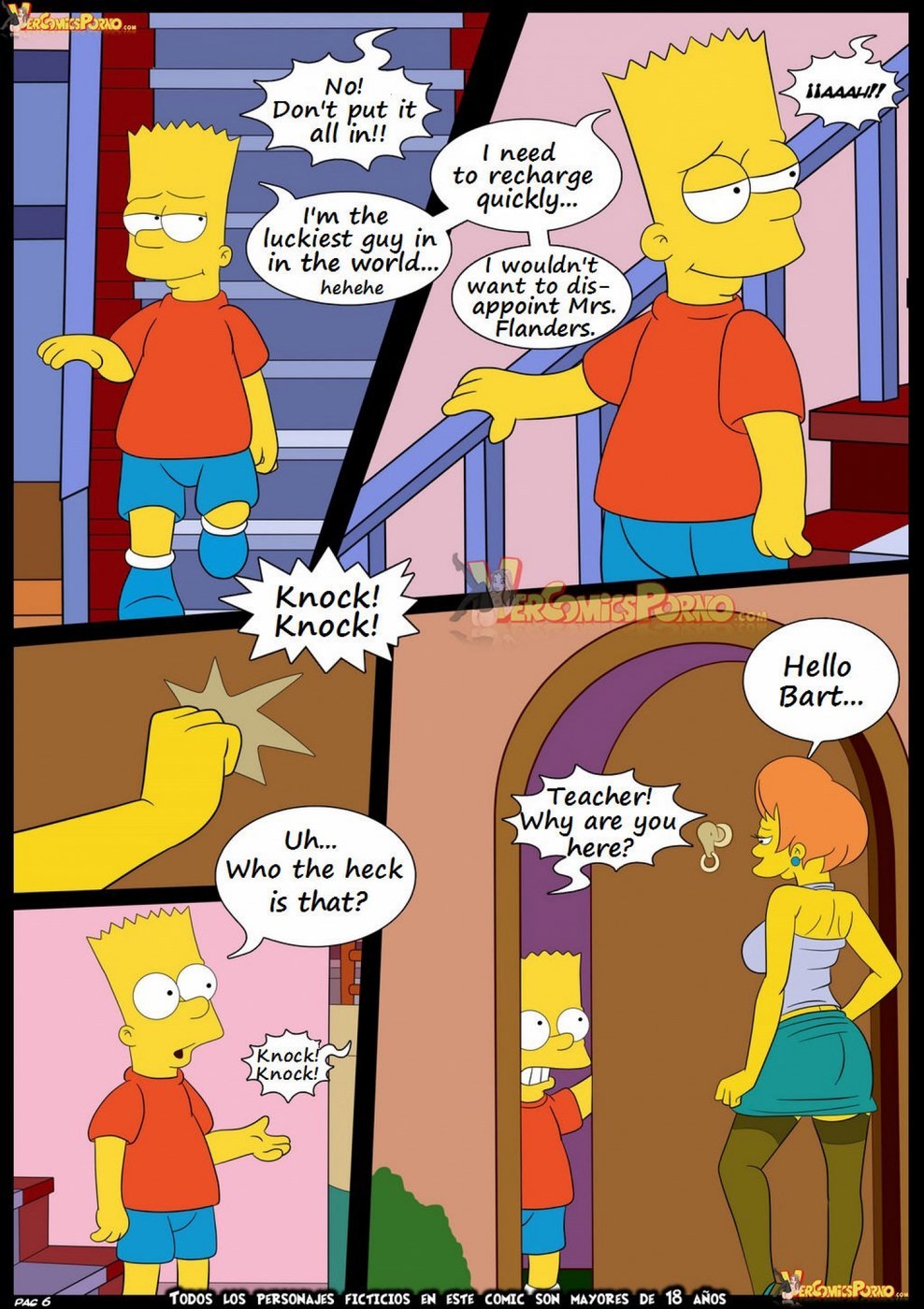 Simpsons Cartoon Porn Comics Teacher - Old Habits 5 - The Simpsons - KingComiX.com