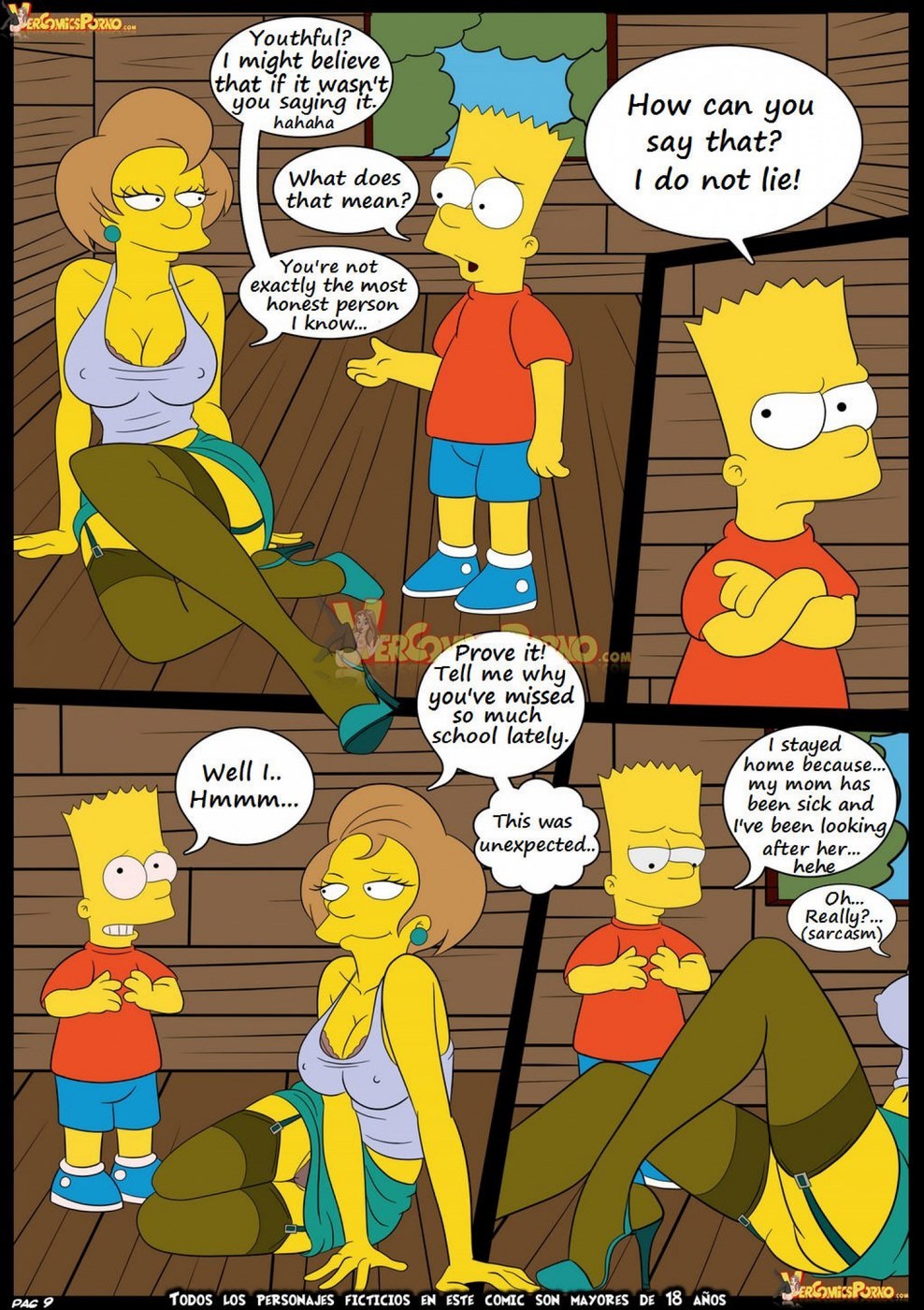 Porno hentai simpson comic Old Habits 5 The Simpsons Kingcomix Com