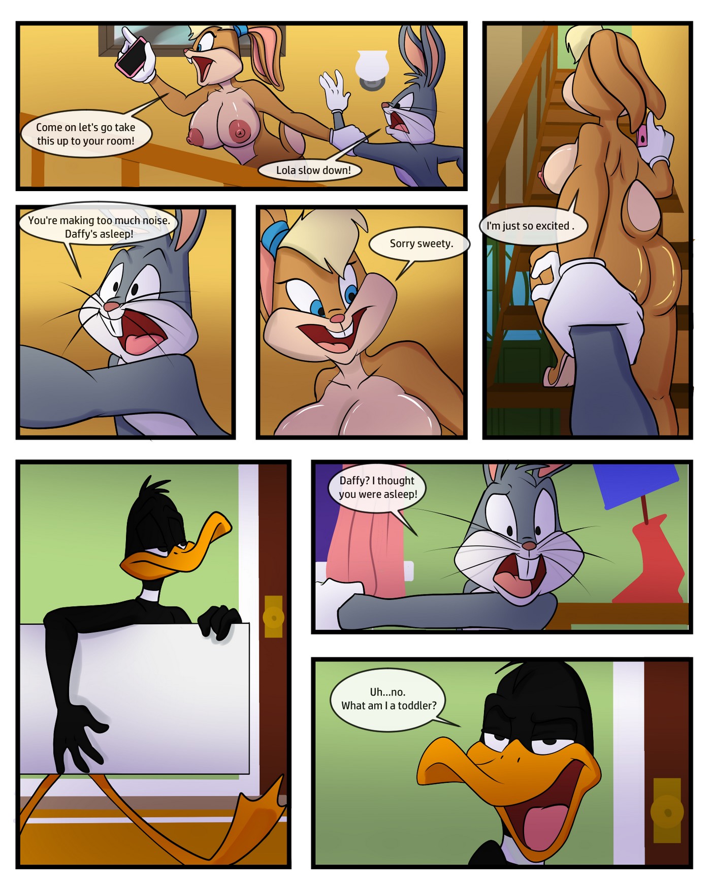 Cartoon Lola Bunny Porn - Lolas Noods - KingComiX.com