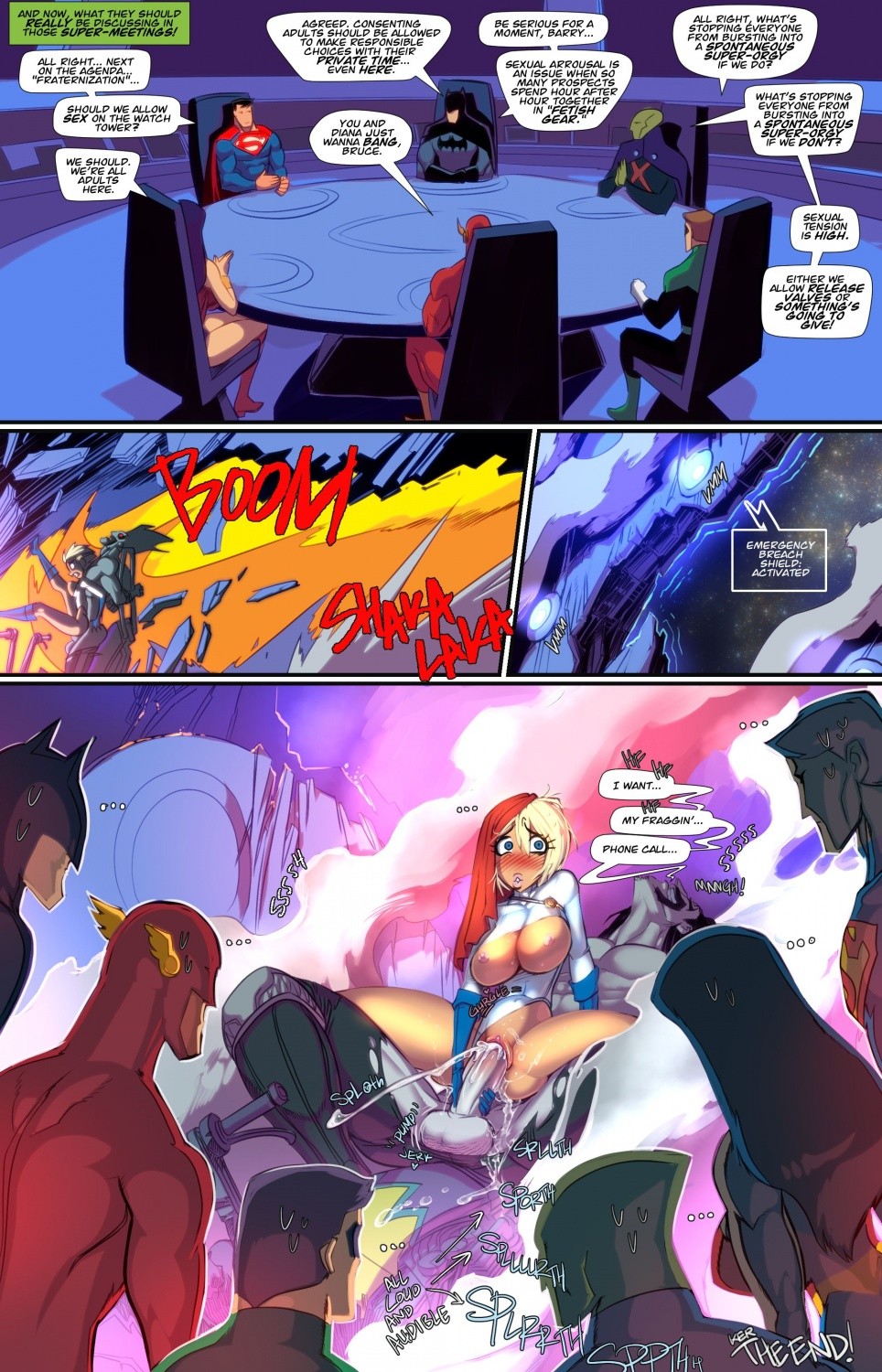 Powergirl Porn Comic