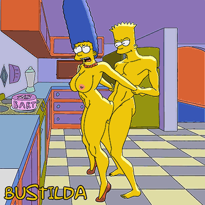 Bart and Marge Simpson Bustilda 1