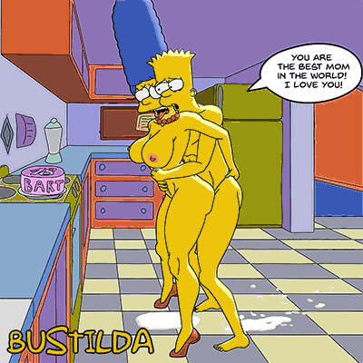 Bart and Marge Simpson Bustilda 5