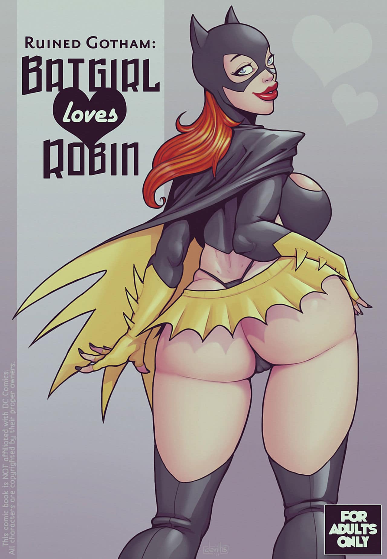 Batgirl Cartoon Nude - Ruined Gotham - Batgirl Loves Robin - KingComiX.com