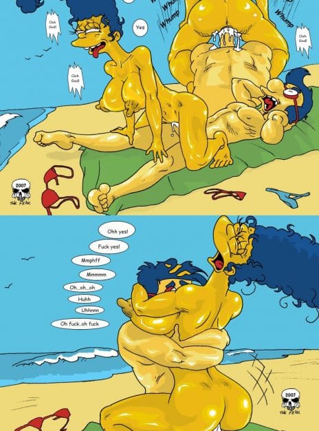Beach Fun Simpsons XXX