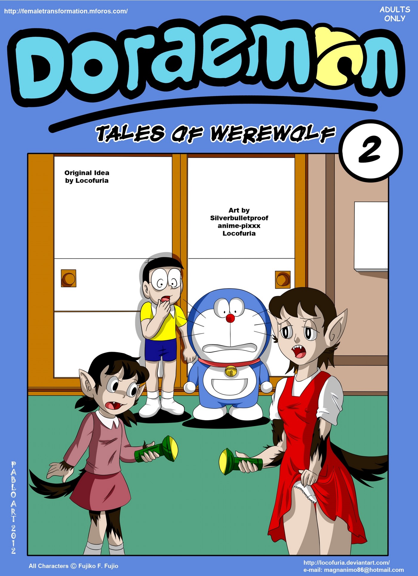 Hot Sex Of Cartoon Doraemon - Doraemon Tales of Werewolf 2 - KingComiX.com