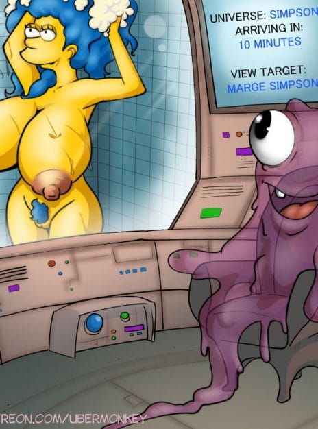 Universe Hopping Alien - Simpsons Porn