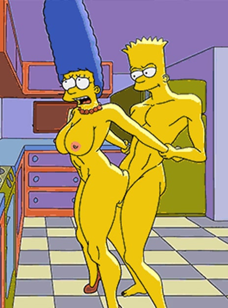 Bart and Marge Simpson - Bustilda - KingComiX.com.