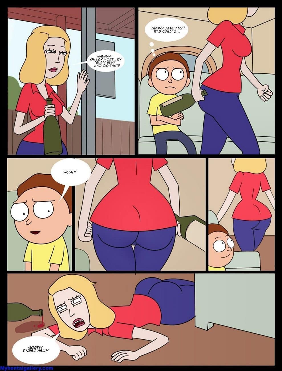 Rick and morty beth tits