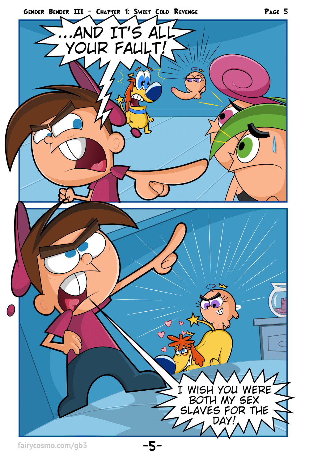 Cartoon Porn Fairly Oddparents Timmy Gets Fucked - Gender Bender III - Fairly OddParents - KingComiX.com