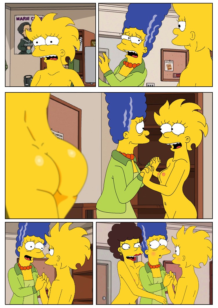 Marge And Lisa Simpsons Go Lesbian The Simpsons 02