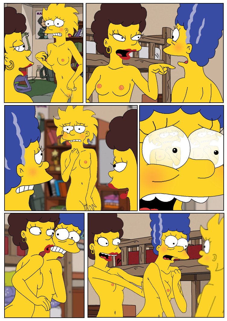 Marge And Lisa Simpsons Go Lesbian The Simpsons 07