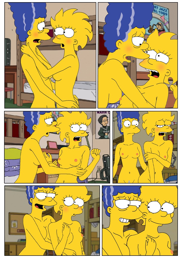 Lesbian The Simpsons Porn - Marge and Lisa Simpsons go Lesbian - The Simpsons - KingComiX.com