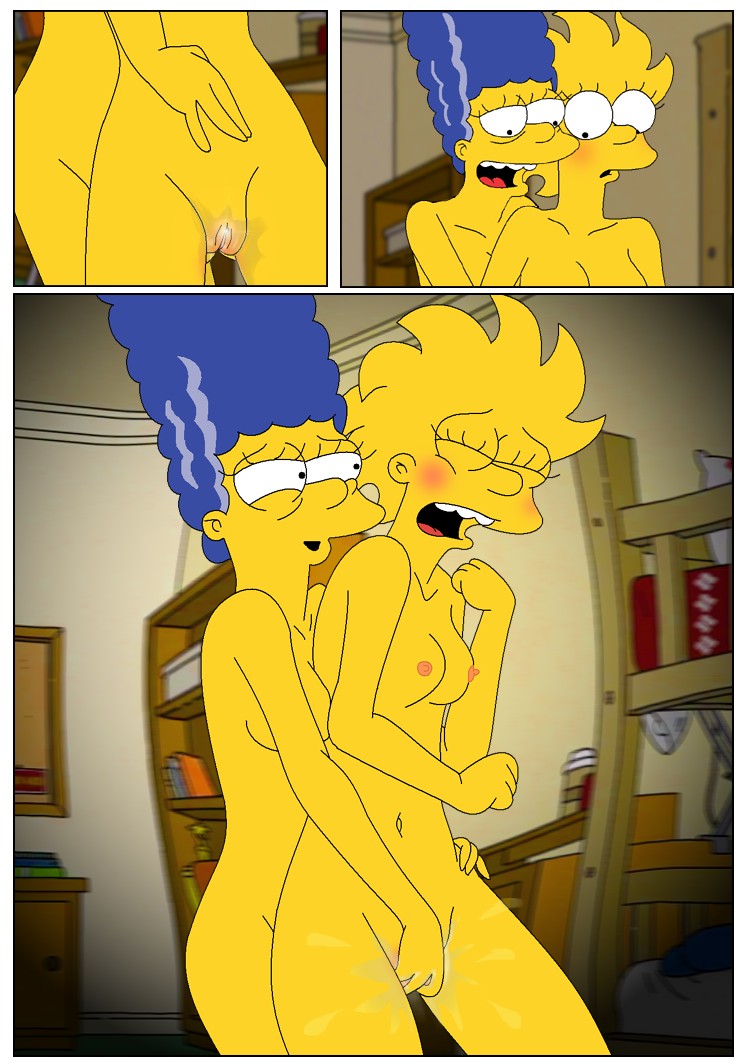 Marge And Lisa Simpsons Go Lesbi