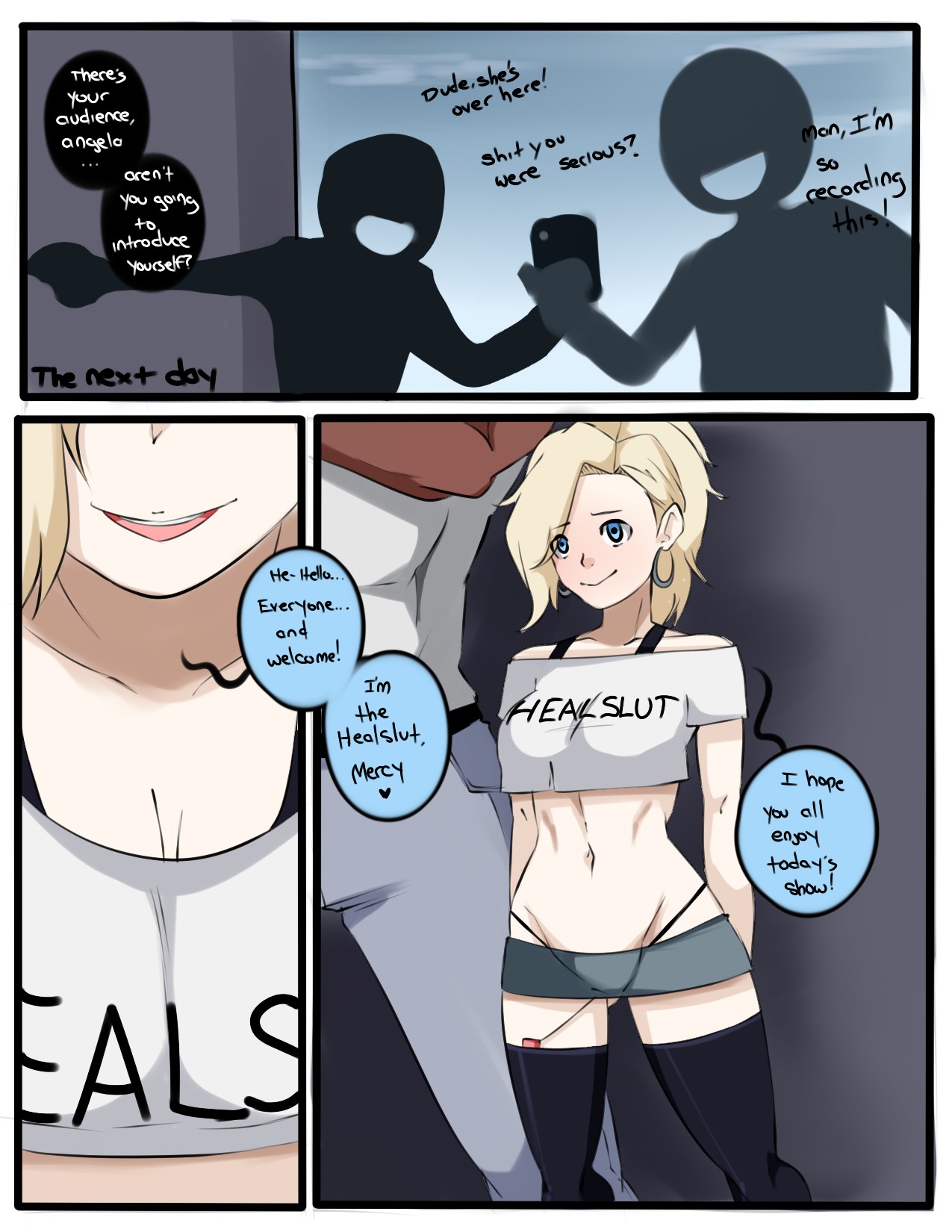 Overwatch mercy porn comic