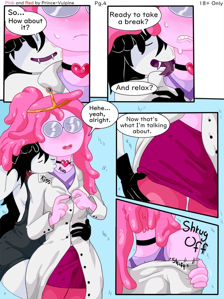Pink And Red Bubbline Comic 05