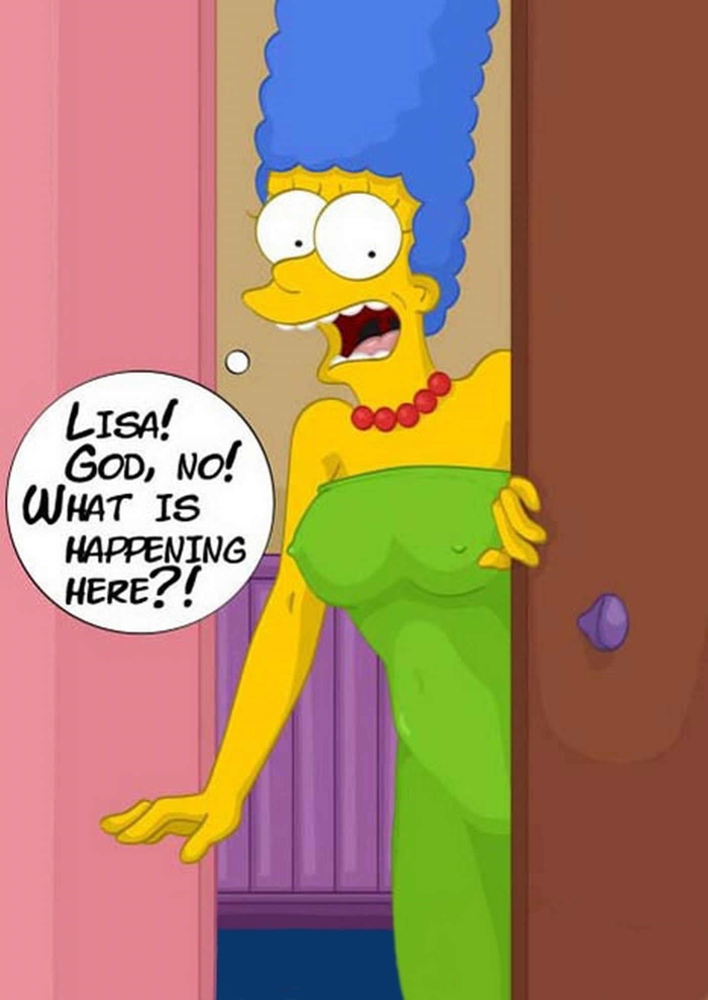 Unbidden Guest At Simpsons House Incest Comix 06