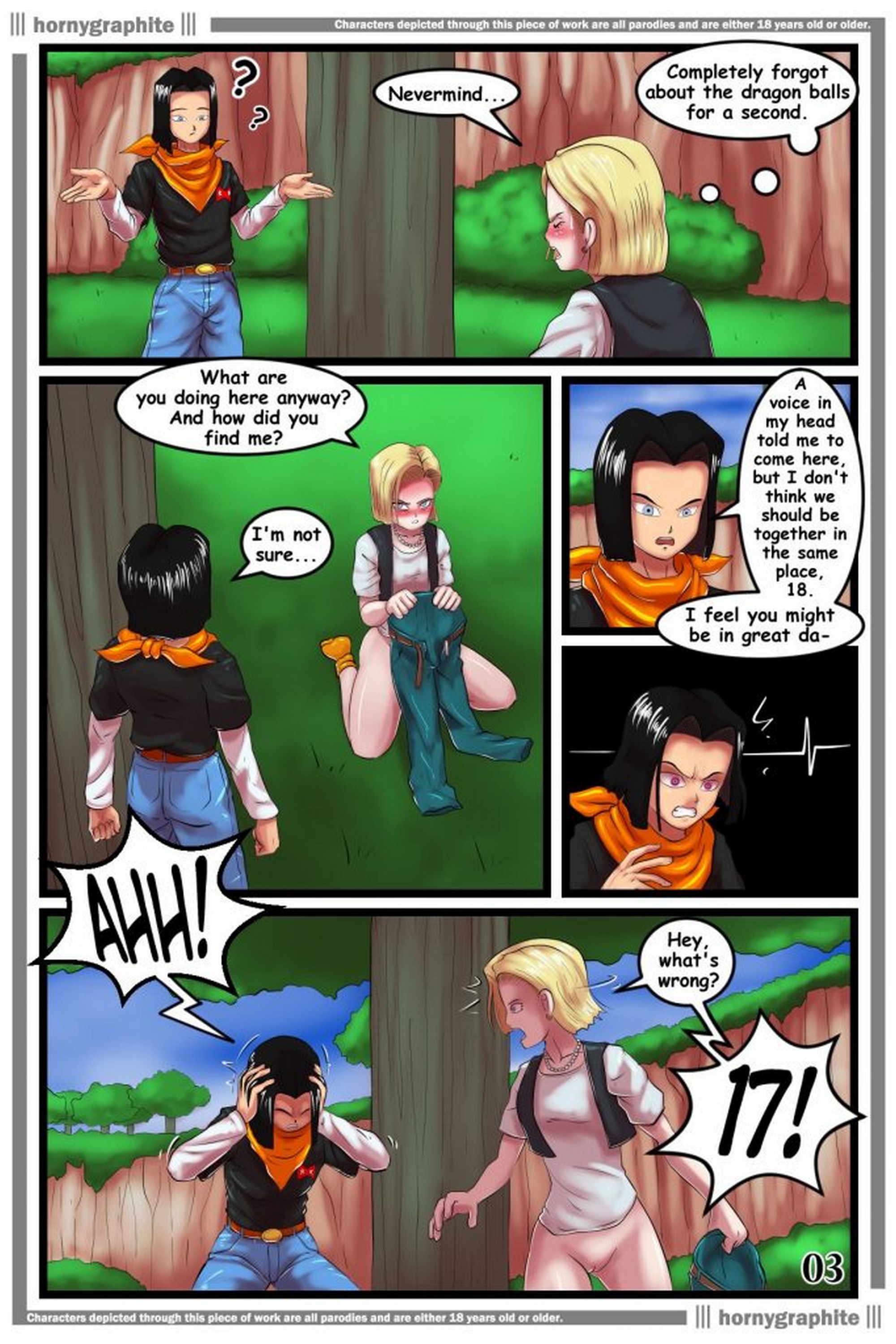 Android 17 comic porn