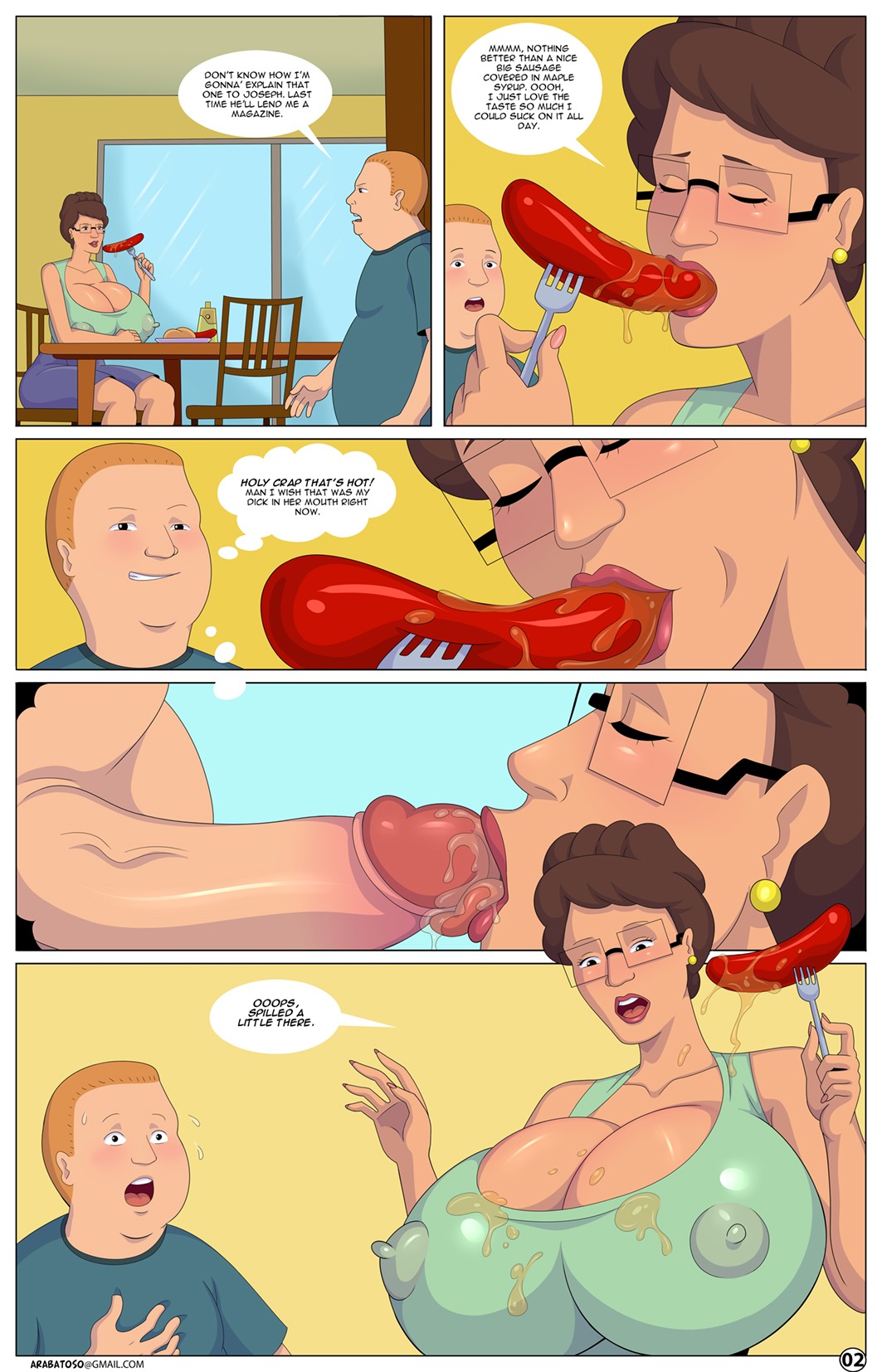 King of the hill hentai comic