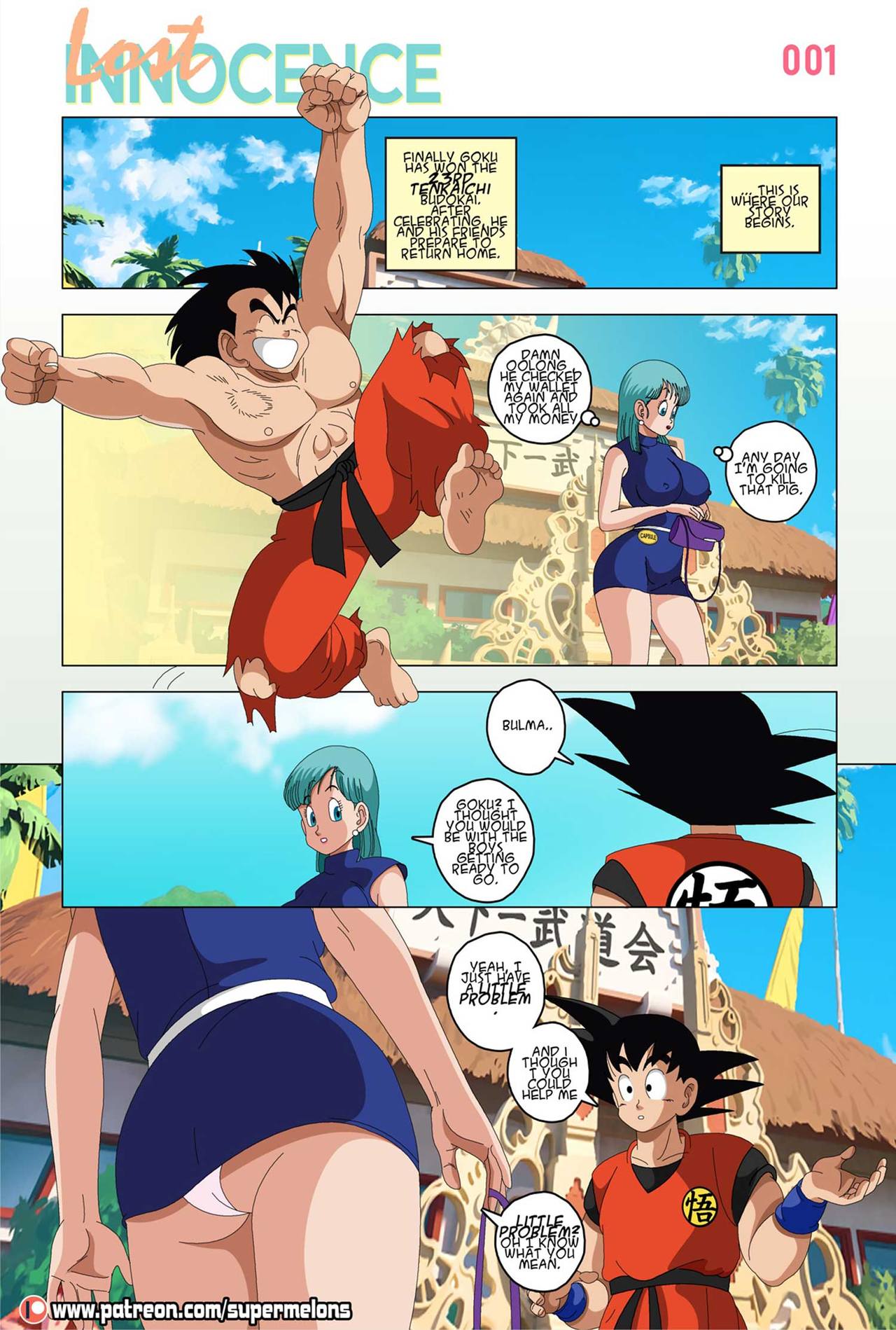 Goku and bulma porn comic