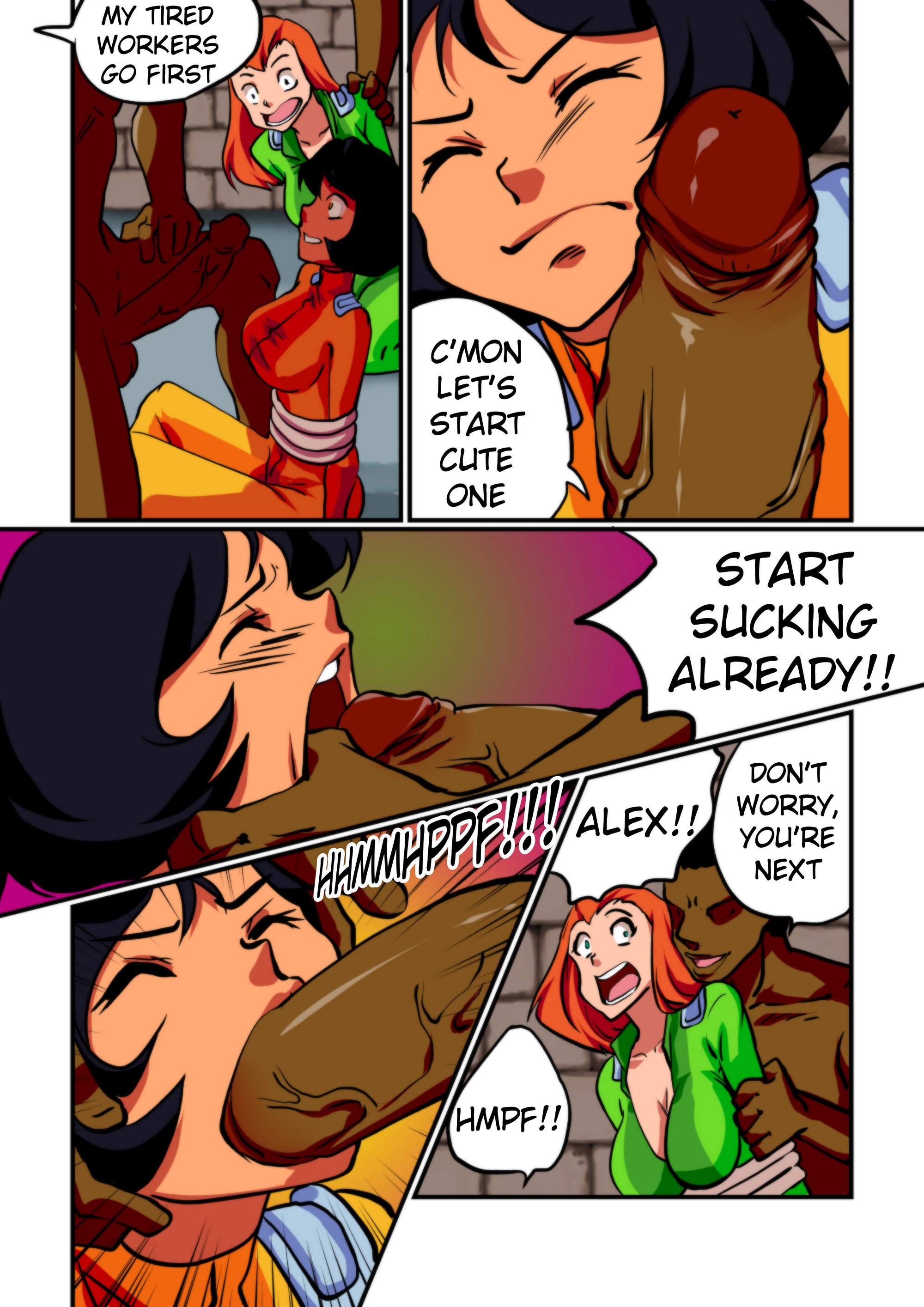 Totally Spies Porn - Totally Spies XXX Comic - KingComiX.com