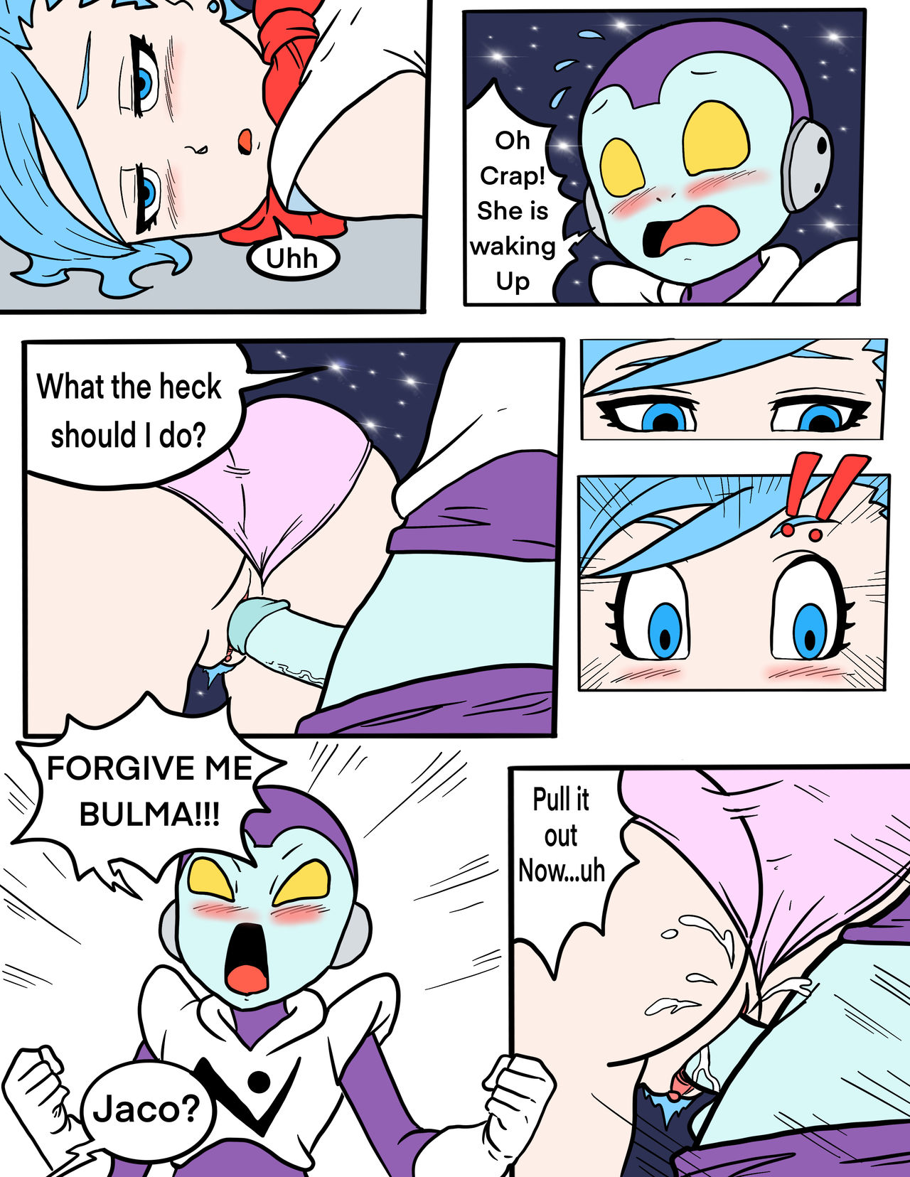 Bulma and jaco porn comic