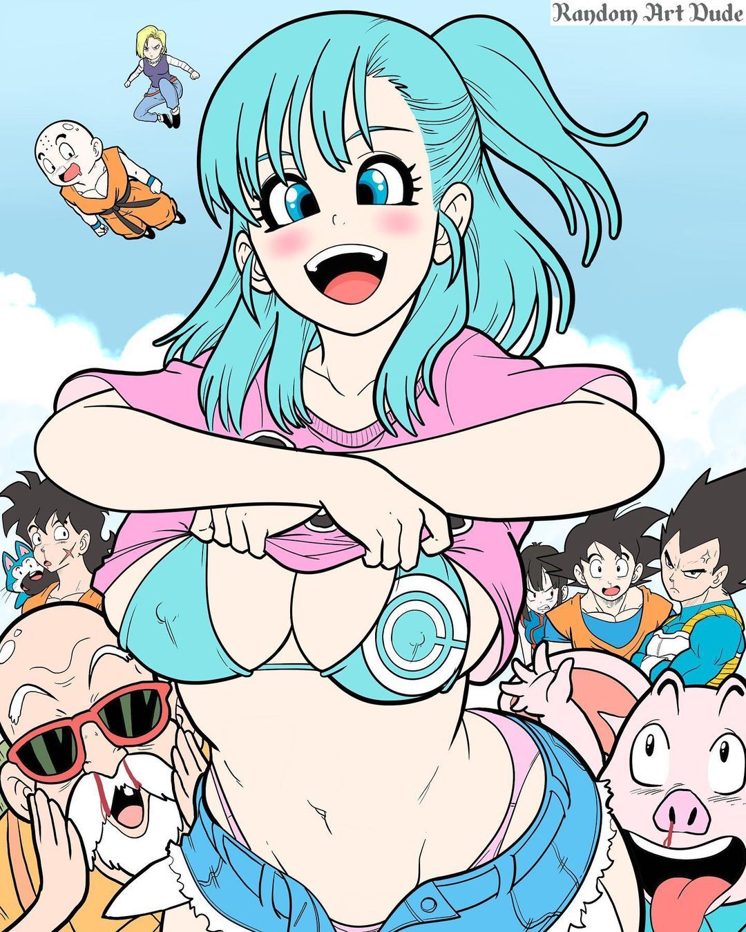 Dragon Bulma Z Randomartdude 12