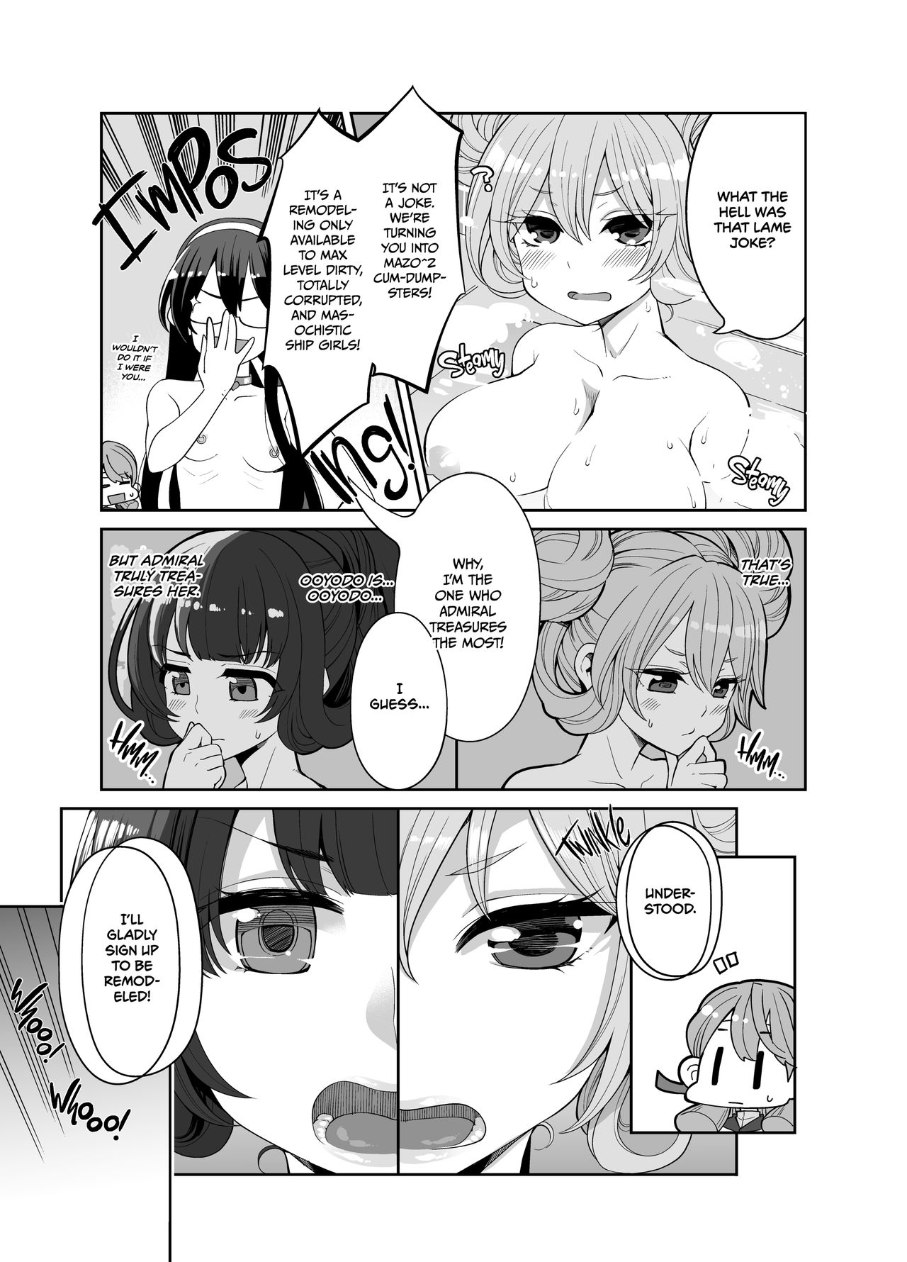 Cartoon Cumdumpster Porn - Mizuho vs Kashima How to Become a Proper Cum-dumpster - KingComiX.com