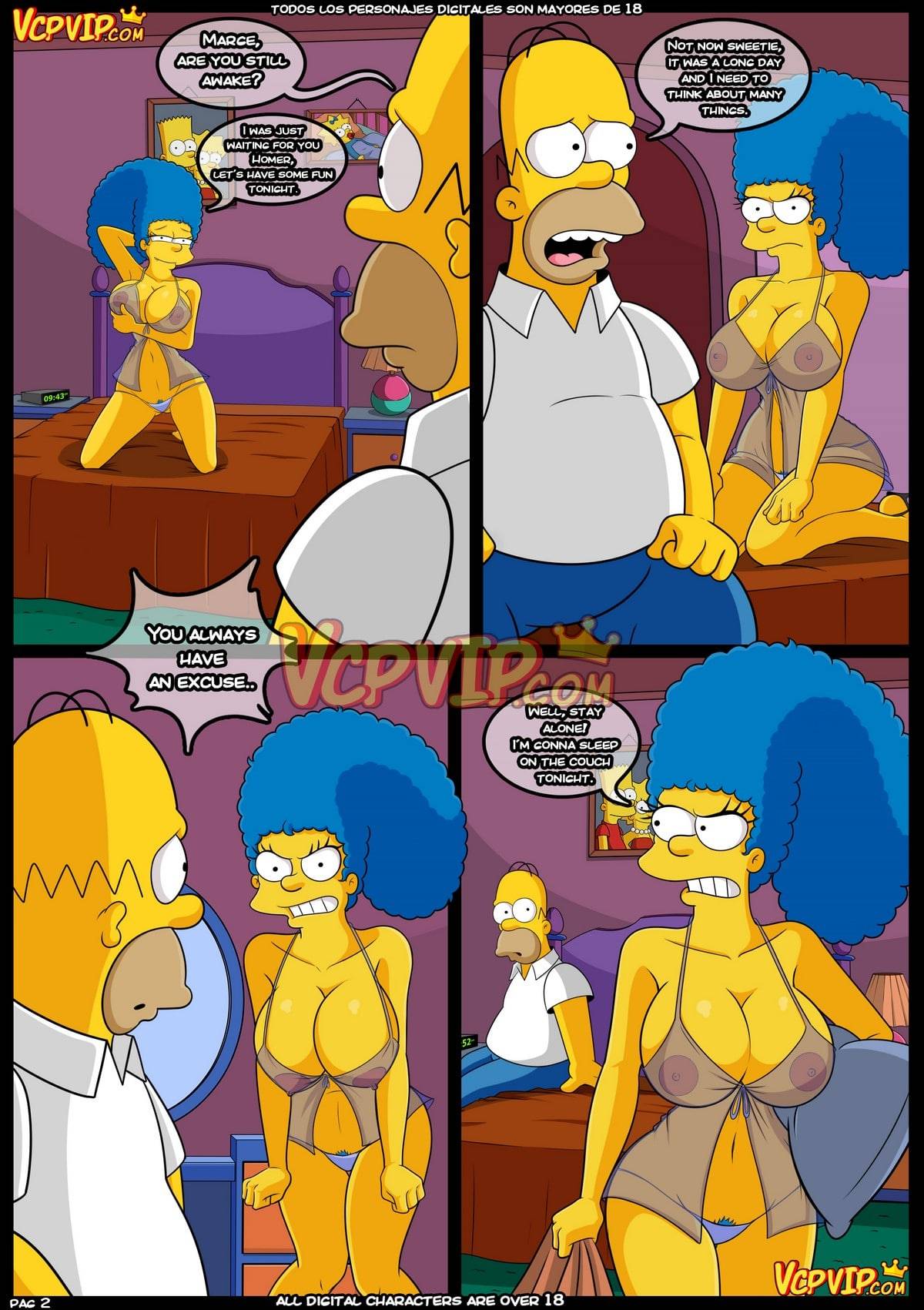 Simpsons porn manga