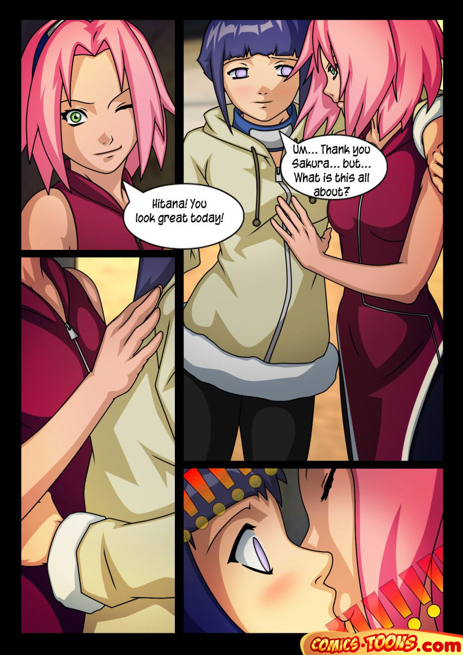 Threesome With Hinata And Sakura Comics Toons 1