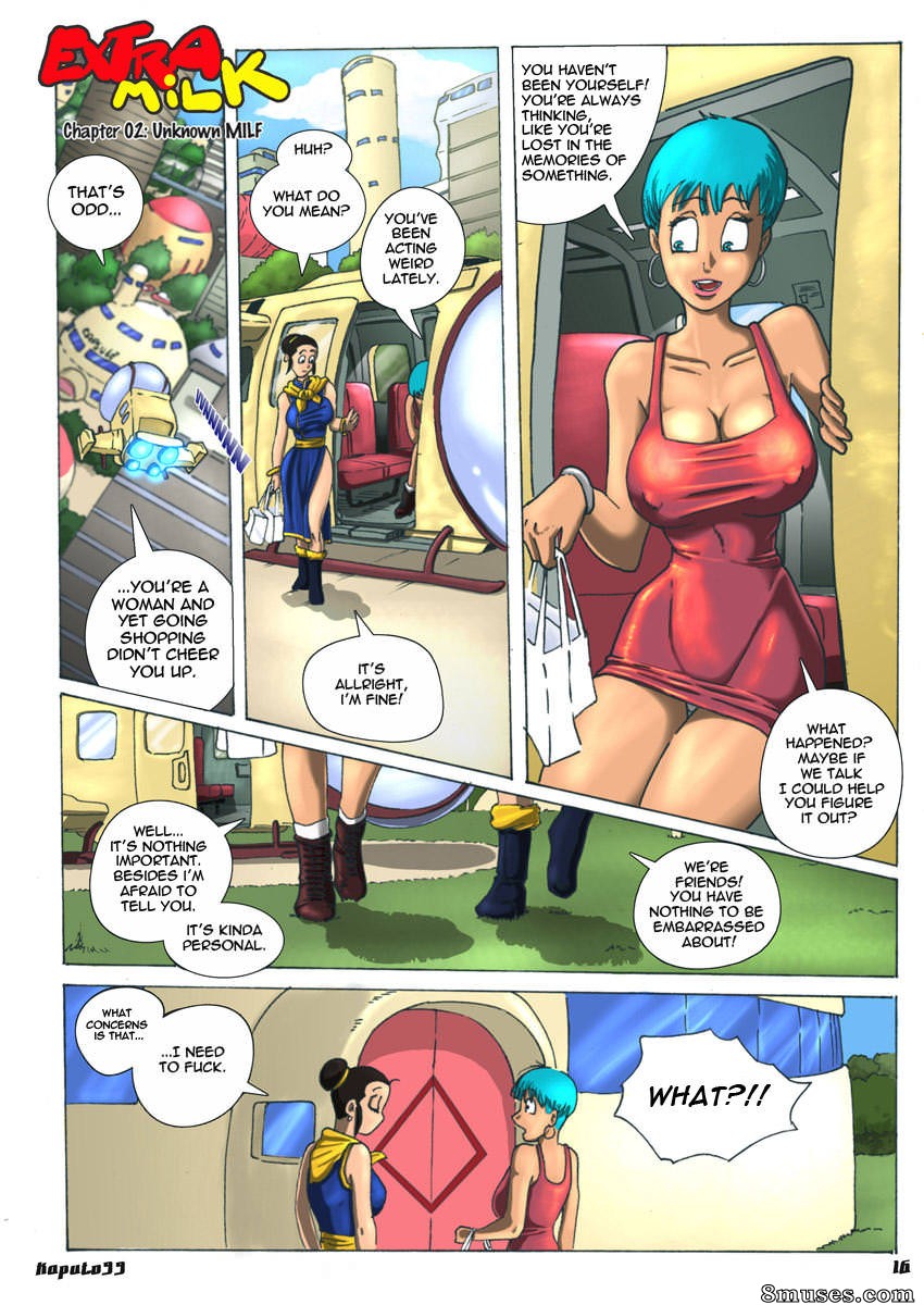 Dragon ball bulma and milk porn comics