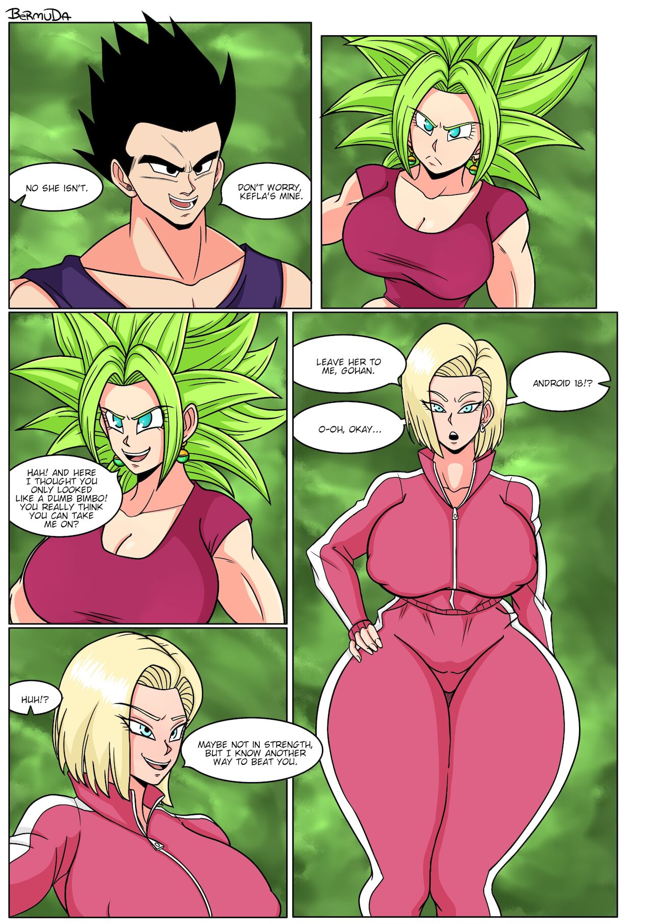 Android 18 Porn Girl - Android 18 Has A Plan - Bermuda - KingComiX.com