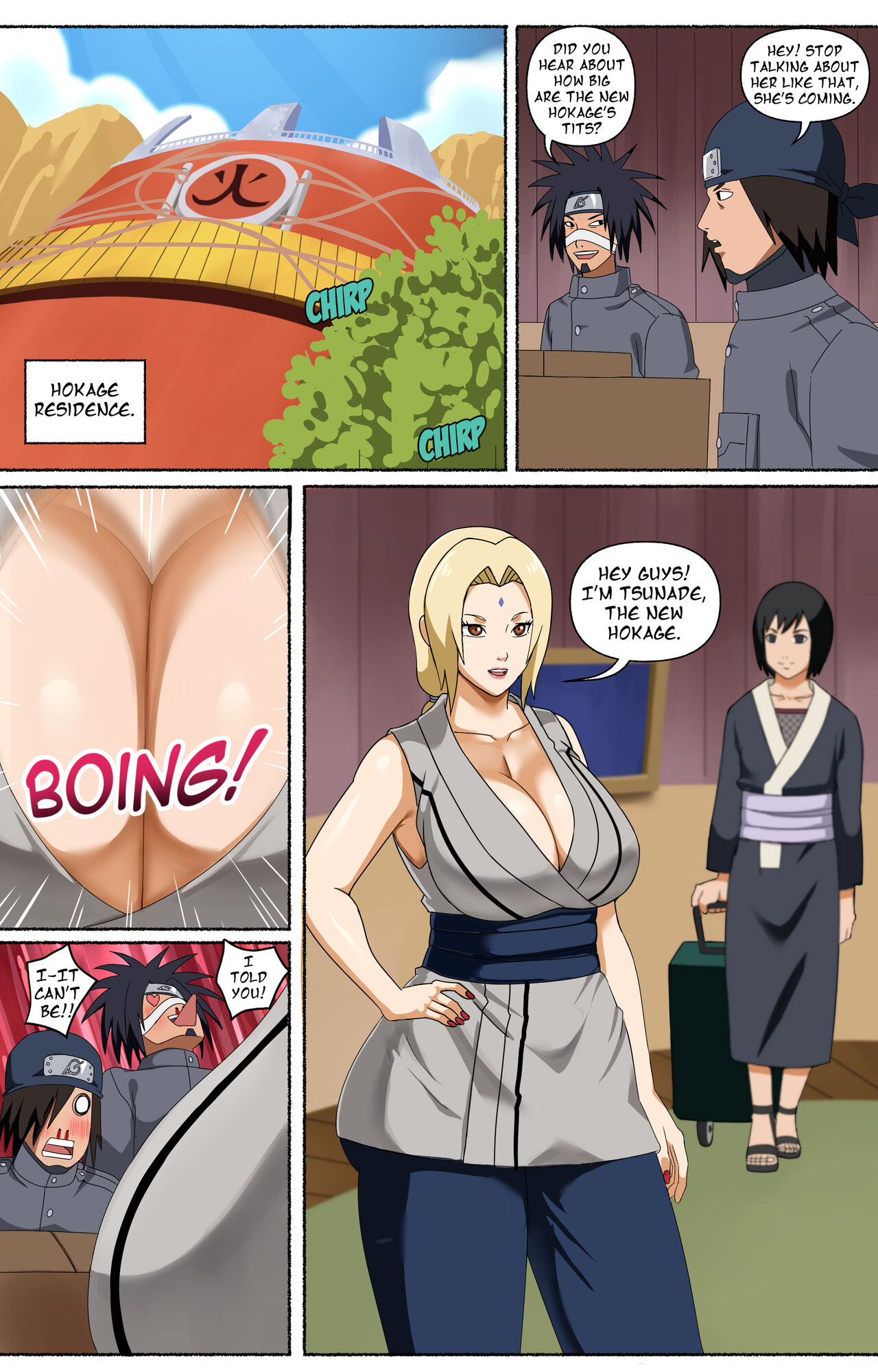 Tsunade and Her Assistants - Pink Pawg - KingComiX.com