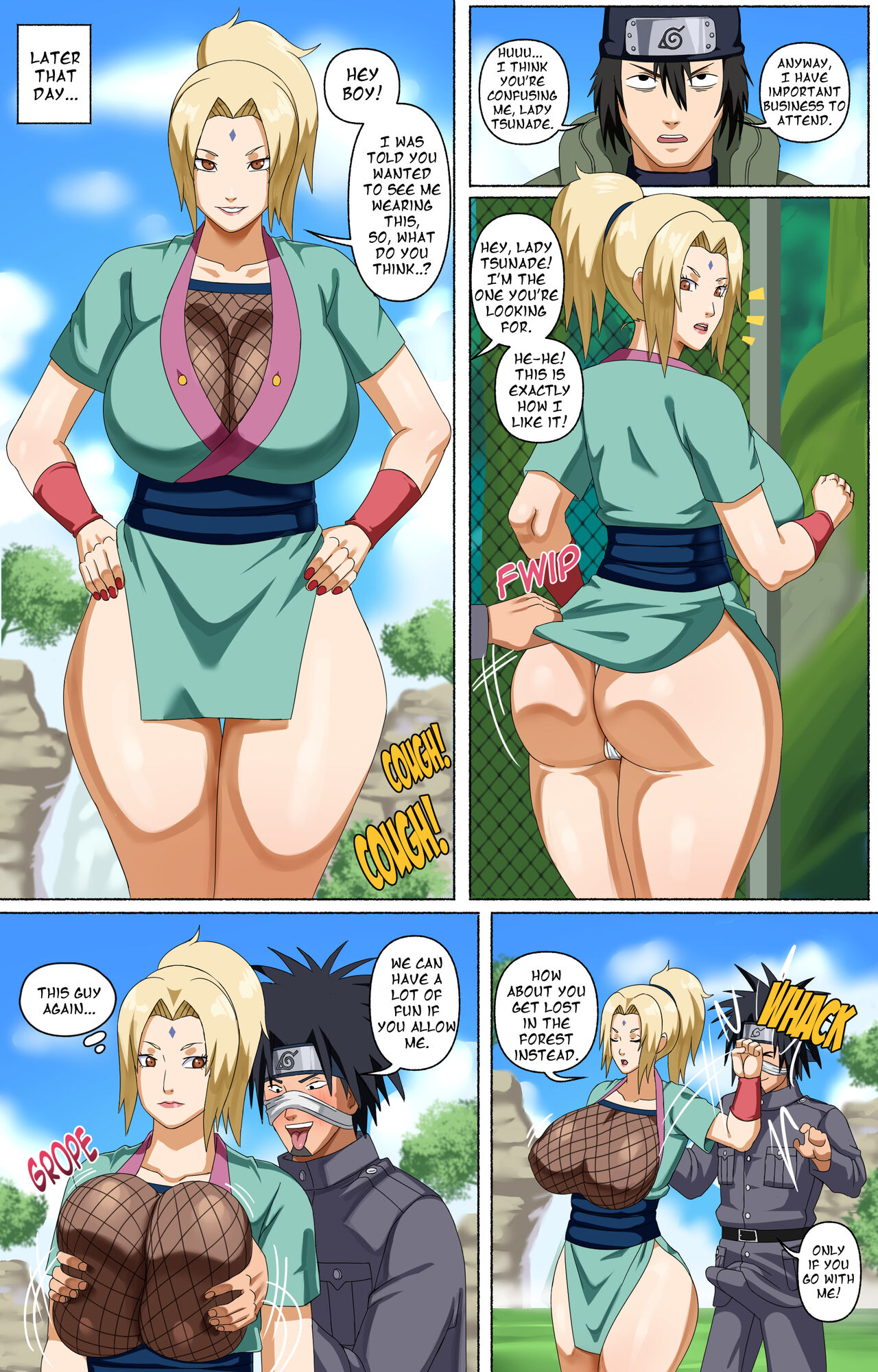 Tsunade And Her Assistants Pink Pawg 16