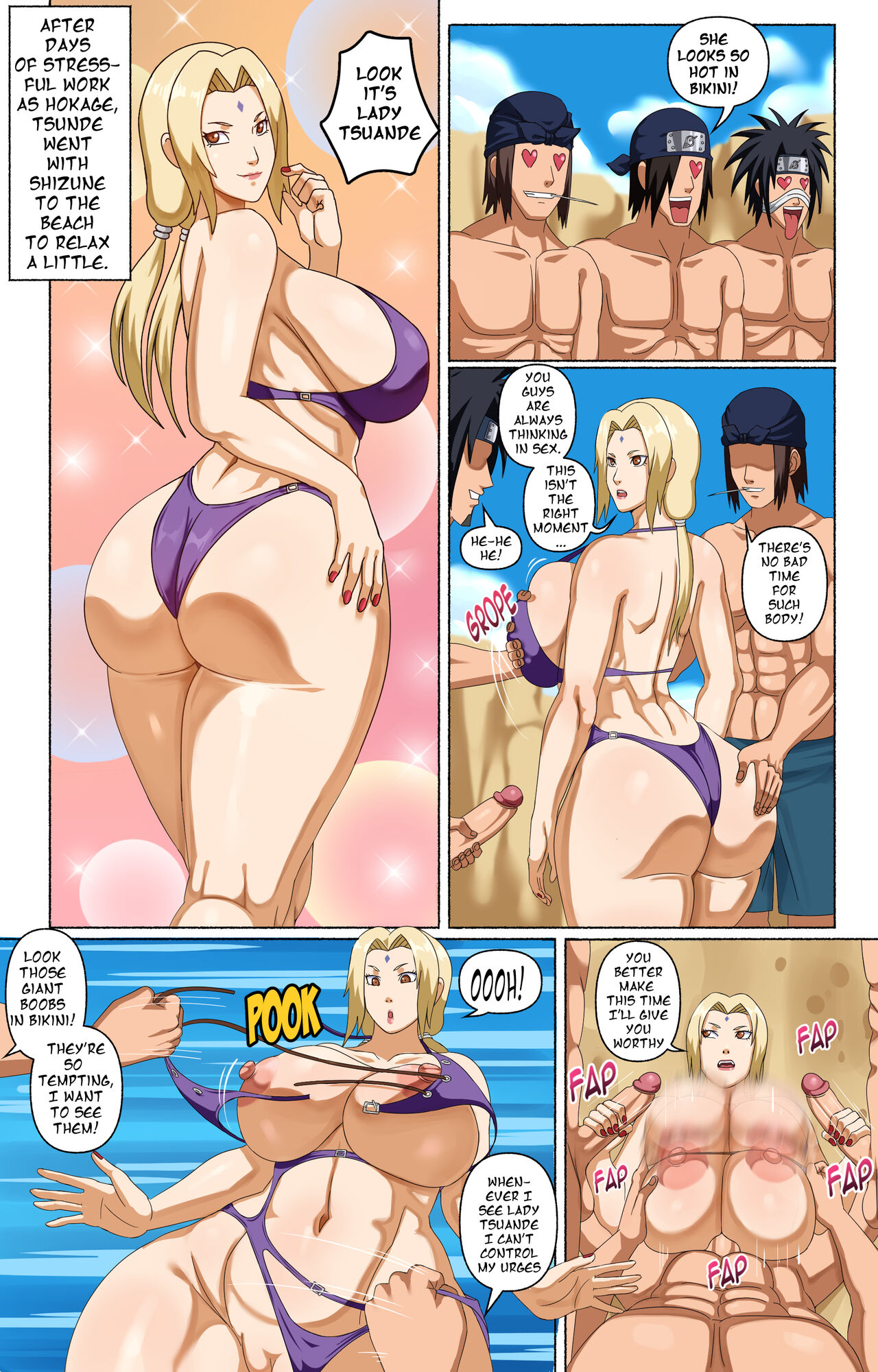 Tsunade And Her Assistants Pink Pawg 19